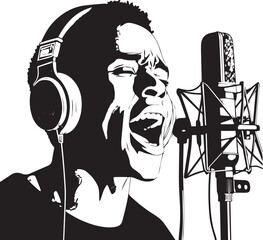 dj in headphones