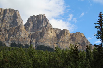 Fototapeta premium Castle Mountain, Banff National Park, Alberta