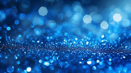 Abstract bright glitter blue background. elegant illustration . Generative Ai