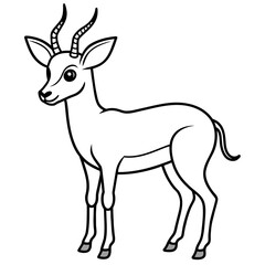 deer silhouette vector