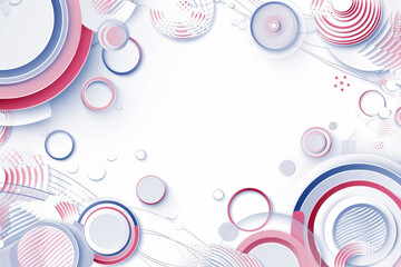 Obraz premium abstract 3d background with shapes modern look