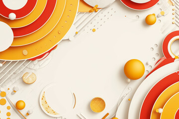 Obraz premium abstract 3d background with shapes modern look