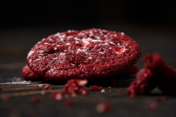 Red velvet cookie