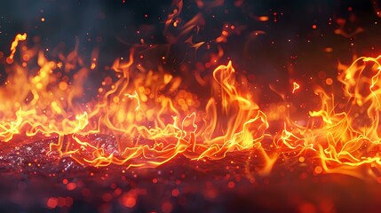 Captivating Stylish Flames: Mesmerizing Beauty in Fire's Elegance