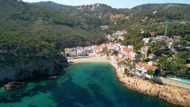 Sa Riera, nestled on the Costa Brava's coastline, beckons visitors with its luxurious amenities and traditional fishing village ambiance.