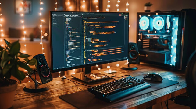 JAVA Code Connectors Displayed on a Modern Computer Screen
