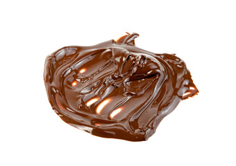 Chocolate spread isolated