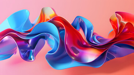 Colorful plastic background designed and generate by AI.