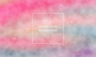 watercolor textuted background with colorful, beauty color