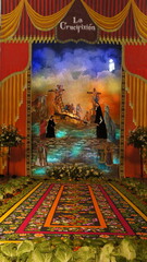 Altar Of Veneration of Jesus Sepultado of Escuela de Cristo. Holy Week in Antigua Guatemala