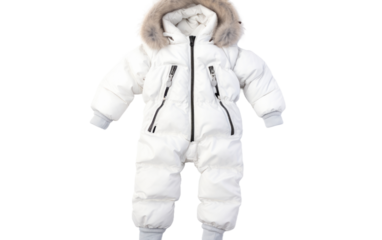 Adorable Children's Snow Suit Isolated on Transparent Background