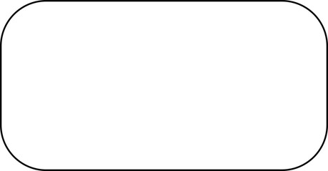 rectangle simple shape line vector