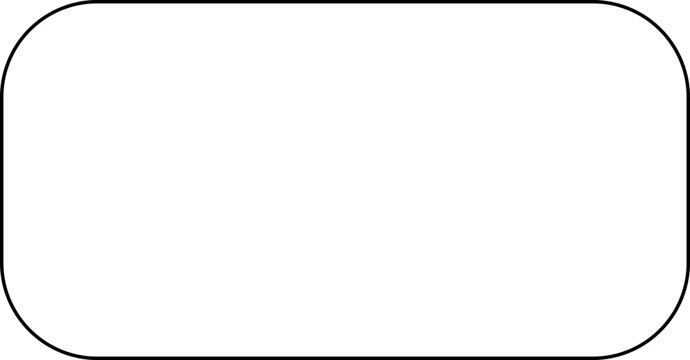 rectangle simple shape line vector