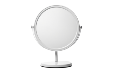 Hollywood Style Vanity Mirror Isolated on Transparent Background