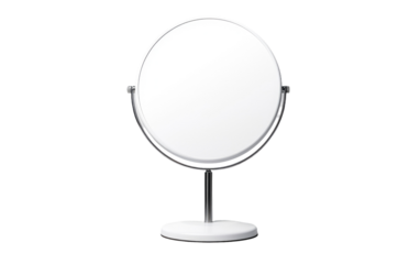 Portable Compact Vanity Mirror Isolated on Transparent Background