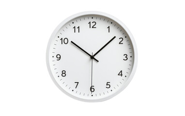 Classic Wall Clock Design Isolated on Transparent Background