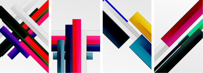 Stripes and lines poster abstract backgrounds. Vector illustration For Wallpaper, Banner, Background, Card, Book Illustration, landing page