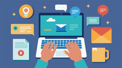 The hands of a worker expertly navigate through a digital literacy course on a laptop highlighting the benefits of ups in todays workforce.