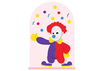April Fools Flat Design Illustration