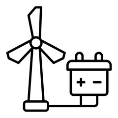 Wind Energy Icon