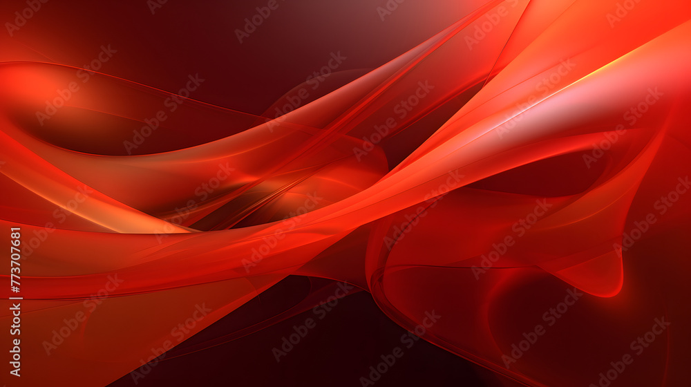 Poster digital red flame wave curve abstract graphic poster web page ppt background