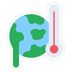 Global Warming Icon