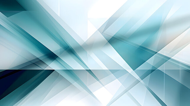 Digital blue and white abstract geometric figure poster web page PPT background