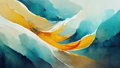 abstract watercolor background with painting