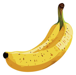 手書き風のバナナのイラスト