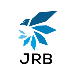 JRB  logo design template vector. JRB Business abstract connection vector logo. JRB icon circle logotype.
