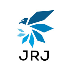 JRJ  logo design template vector. JRJ Business abstract connection vector logo. JRJ icon circle logotype.
