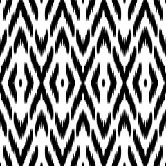 Traditional Ikat geometric pattern for seamless background, carpet, wallpaper, clothing, wrapping, batik, fabric, Vector illustration. Embroidery style.