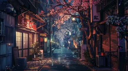 Lo-Fi Aesthetic Tokyo Japan Alley