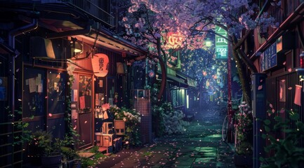 Lo-Fi Aesthetic Tokyo Japan Alley