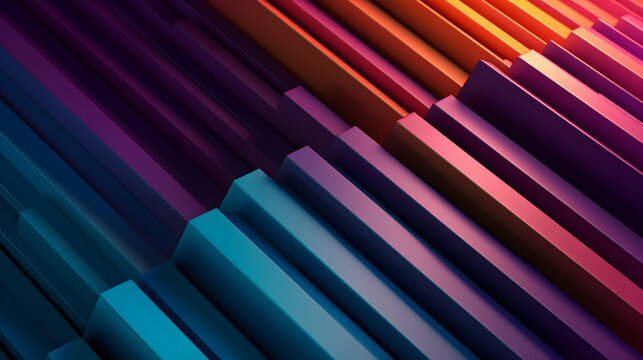 Digital holographic linear linear geometric abstract graphic poster web page PPT background