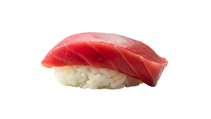 Fresh tuna sushi isolated