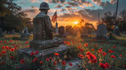 Memorial Day. War veterans celebrate Memorial Day. 