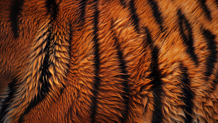 Ultra-Realistic Tiger Skin: A High-Resolution Wallpaper