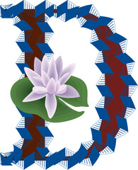 abstract flower design