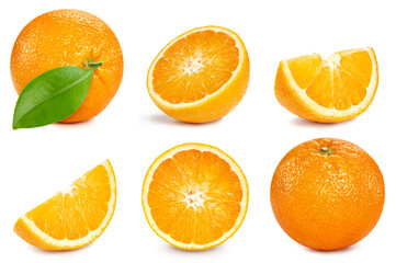 Fresh organic orange isolated - 773735667