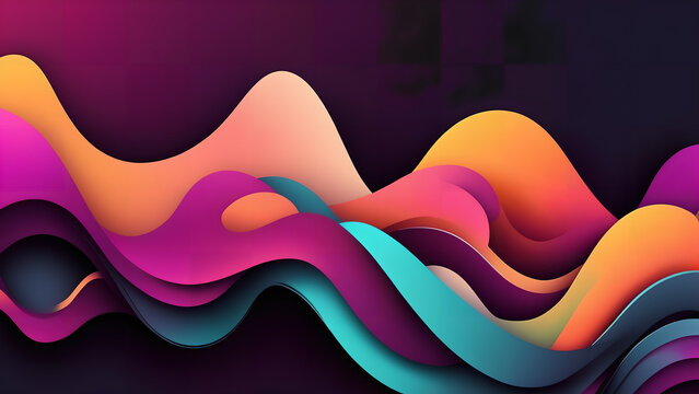 Modern background with abstract elements and dynamic shapes