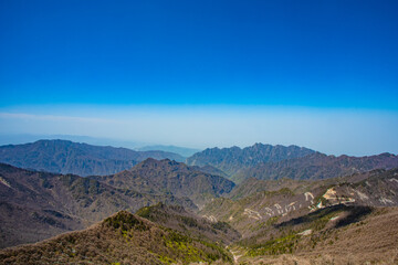 Obraz premium Mei County, Baoji City-Taibai Mountain National Forest Park