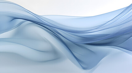 Digital blue and white fantasy wave curve abstract graphic poster web page PPT background