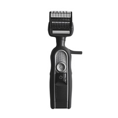 Electric shaver isolated on white background , electric trimmer, black trimmer - obrazy, fototapety, plakaty