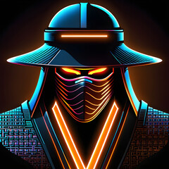 Neon Ninja: Illuminating the Shadows(Generative AI)