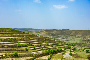 Tianshui City, Gansu Province-Northwest Terraced Fields
