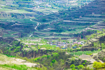 Tianshui City, Gansu Province-Northwest Terraced Fields