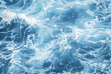 Obraz premium sea slippery blue