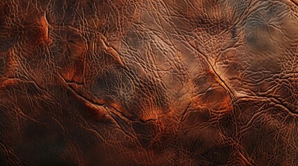 Craft a visually compelling graphic resource featuring the rich, tactile surface of a weathered leather texture. - obrazy, fototapety, plakaty