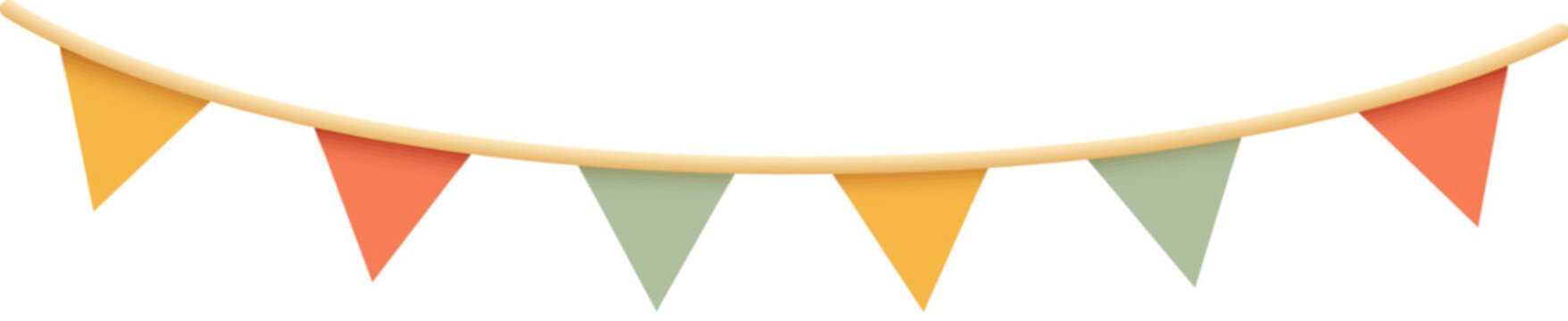 Bunting party flags